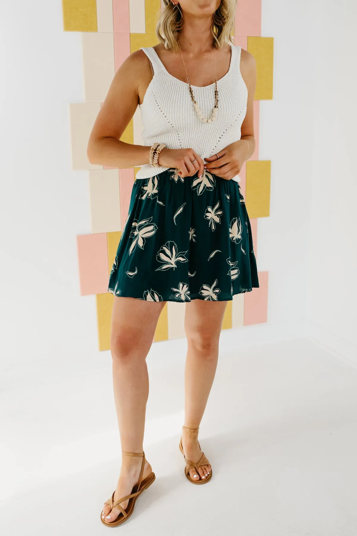 The Wishlist Kiara Floral Mini Skirt - FINAL SALE
