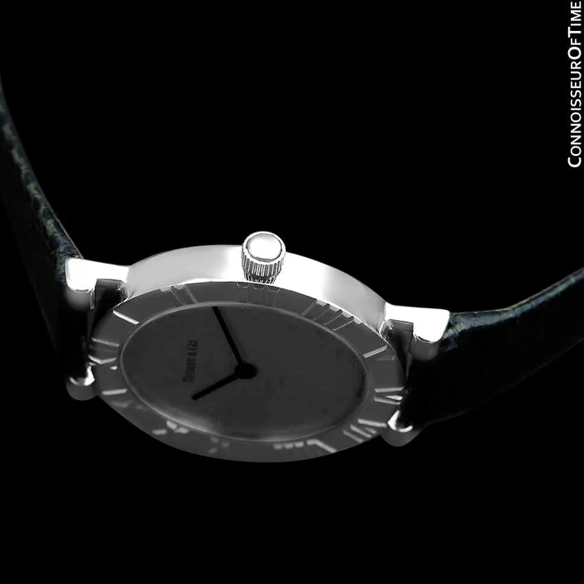 Tiffany & Co. Atlas Mens Midsize Unisex Watch - Sterling Silver