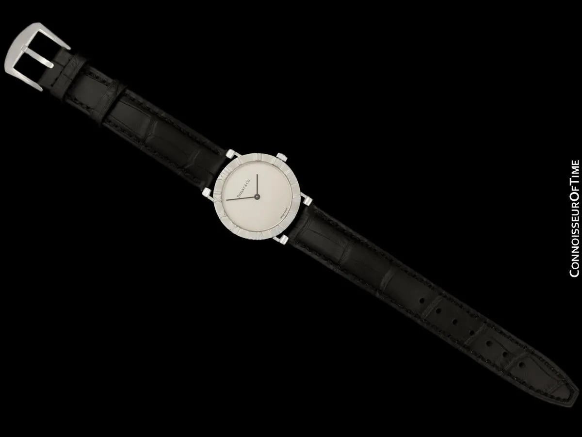 Tiffany & Co. Atlas Mens Midsize Unisex Watch - Sterling Silver
