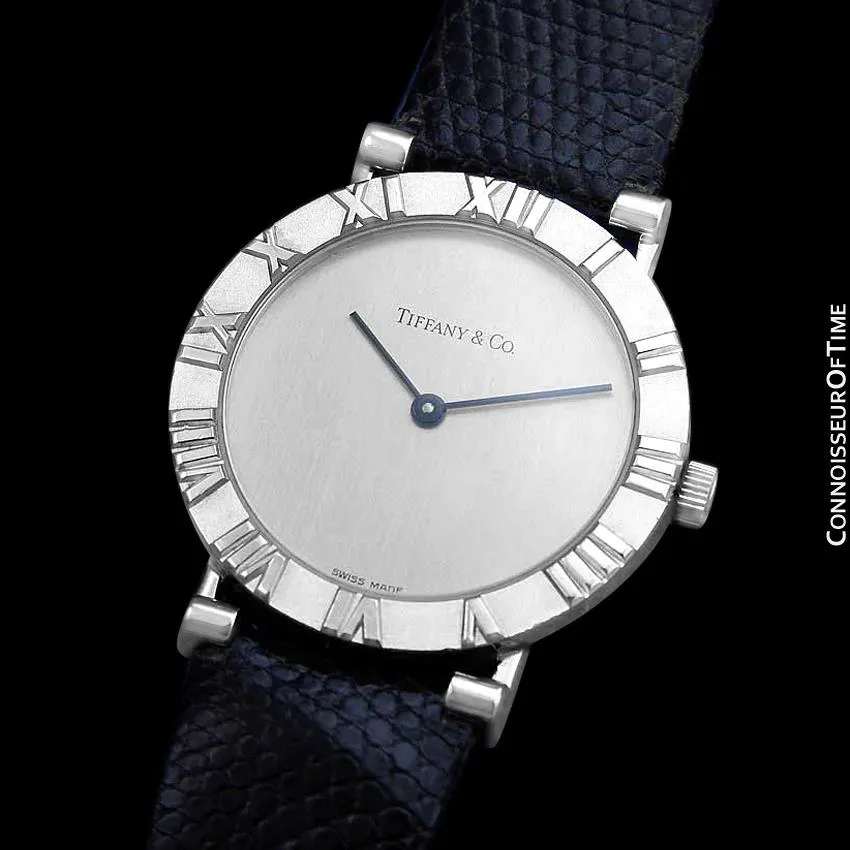 Tiffany & Co. Atlas Mens Midsize Unisex Watch - Sterling Silver
