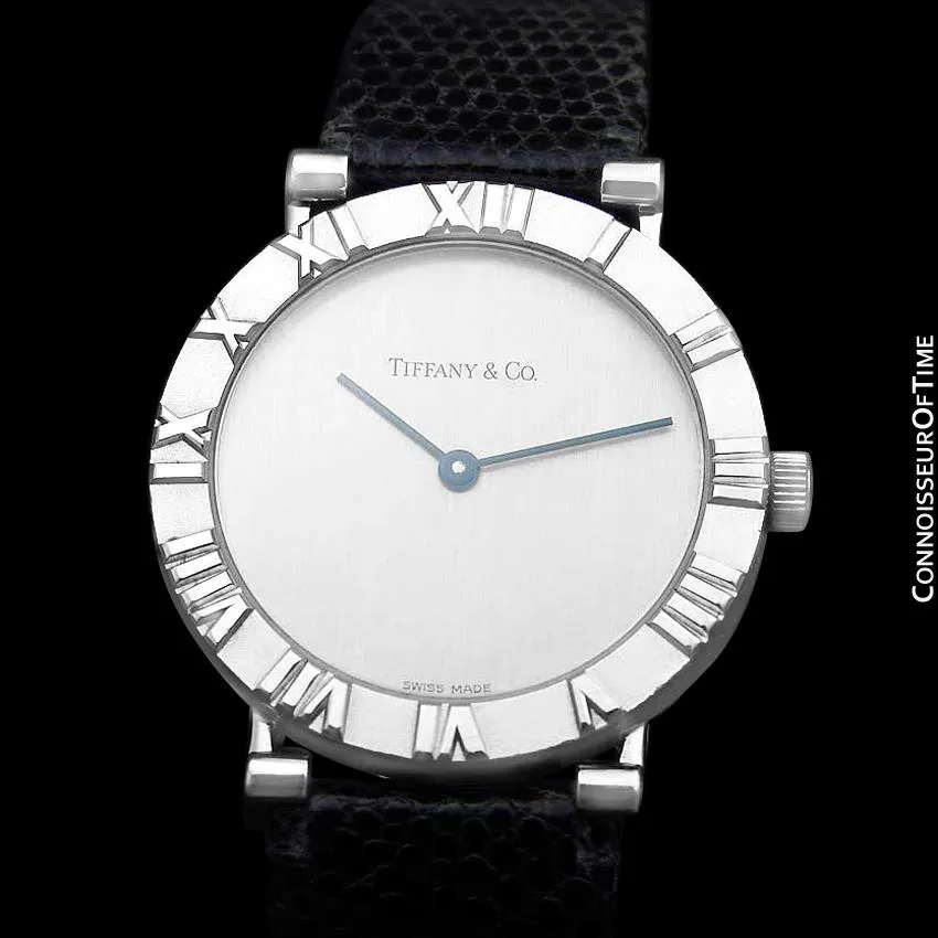Tiffany & Co. Atlas Mens Midsize Unisex Watch - Sterling Silver