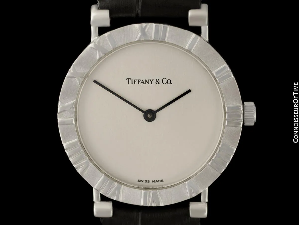 Tiffany & Co. Atlas Mens Midsize Unisex Watch - Sterling Silver
