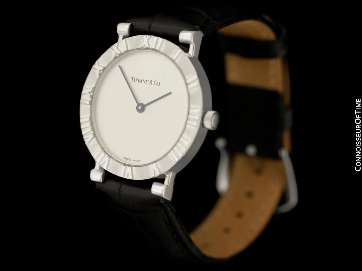 Tiffany & Co. Atlas Mens Midsize Unisex Watch - Sterling Silver