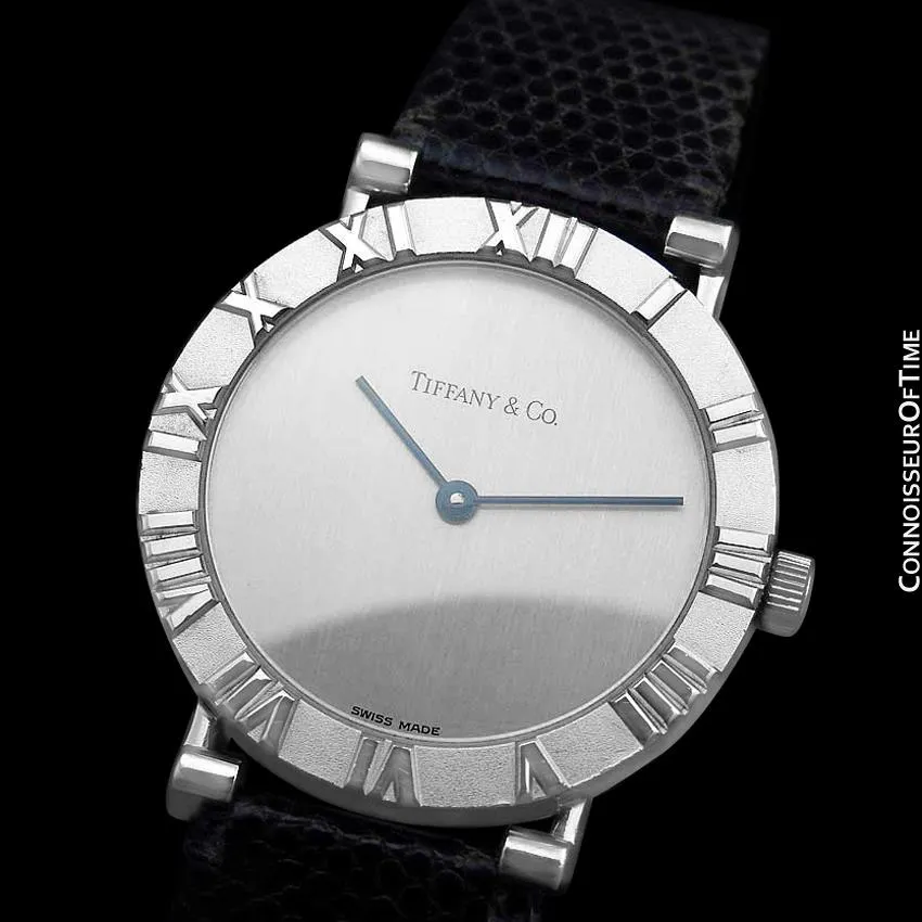 Tiffany & Co. Atlas Mens Midsize Unisex Watch - Sterling Silver