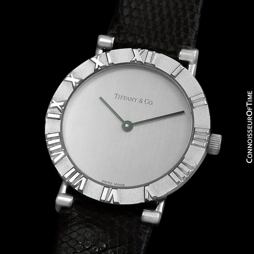 Tiffany & Co. Atlas Mens Midsize Unisex Watch - Sterling Silver