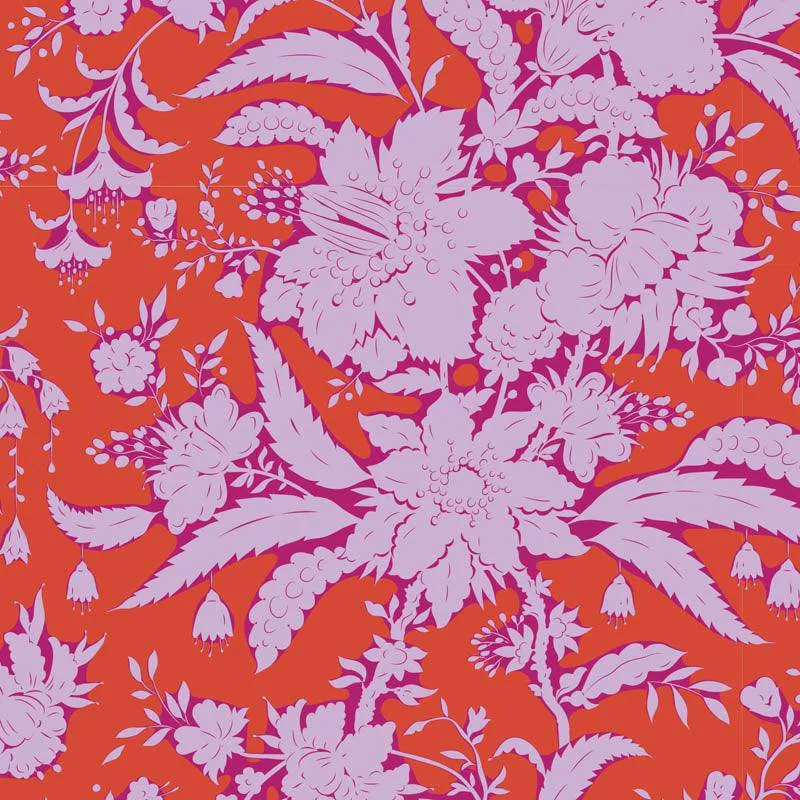 Tilda Bloomsville Fabric | Abloom | Tomato
