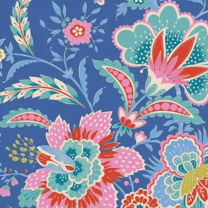 Tilda Bloomsville Fabric | Late Bloomer | Sapphire
