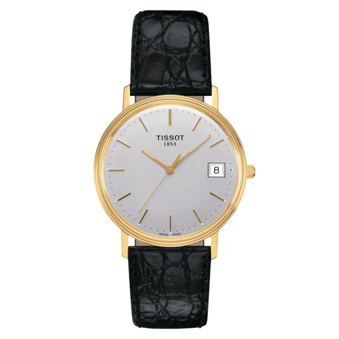 Tissot Goldrun Hesalite 18K Gold Quartz Women's Watch T71340131