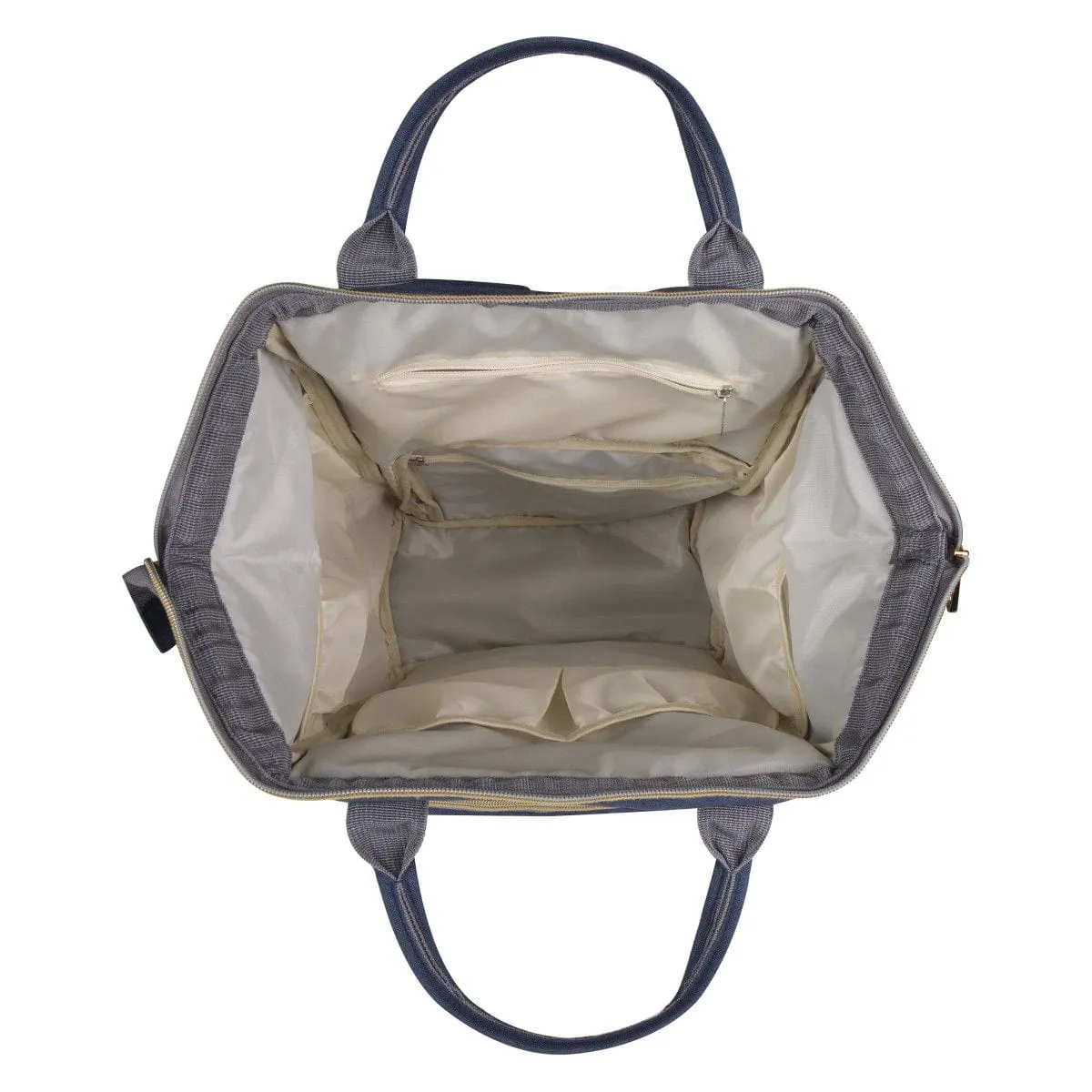 Totes Babe Alma 18L Diaper Backpack Navy TB-1007-NV