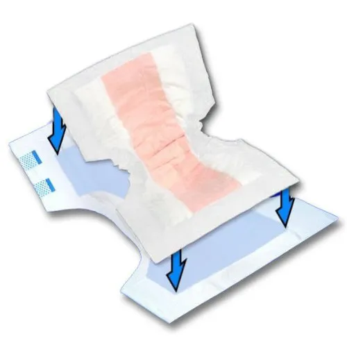 Tranquility 3096 TopLiner Contour Adult Diaper Booster Pads, CS/60