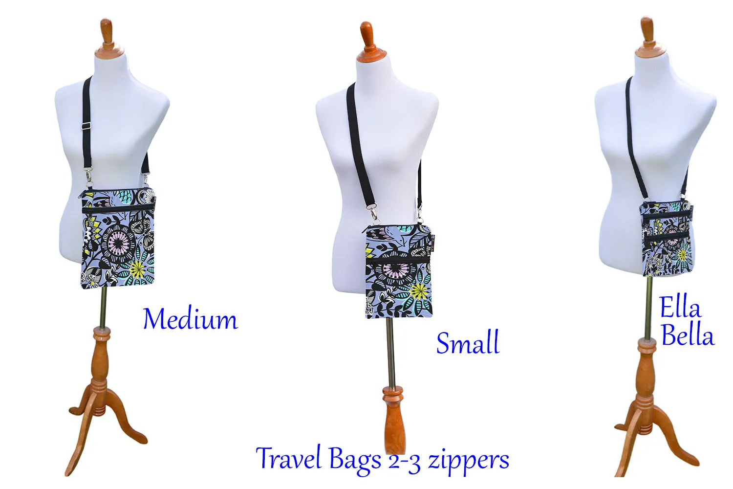 Travel Bags Crossbody Purse - Cross Body - Faux Leather - Tablet Purse - Plum Perfect Fabric