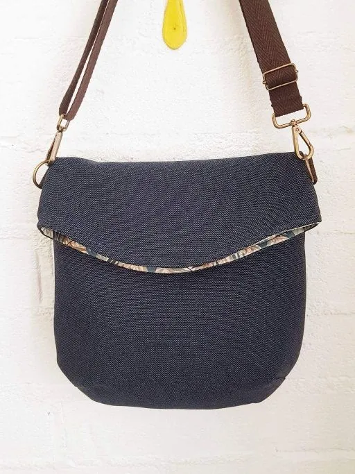 Upcycled vegan messenger bags by Numon In Various Colours