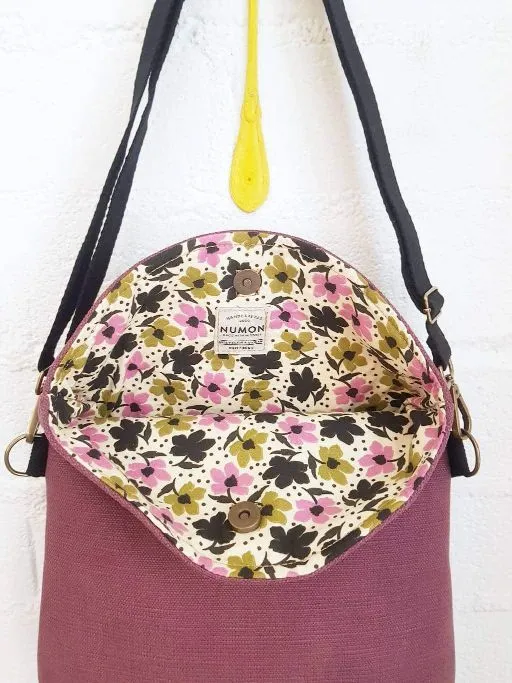 Upcycled vegan messenger bags by Numon In Various Colours