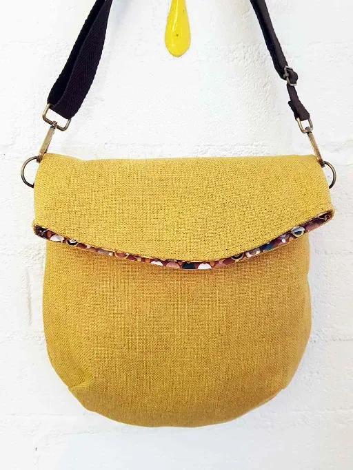 Upcycled vegan messenger bags by Numon In Various Colours