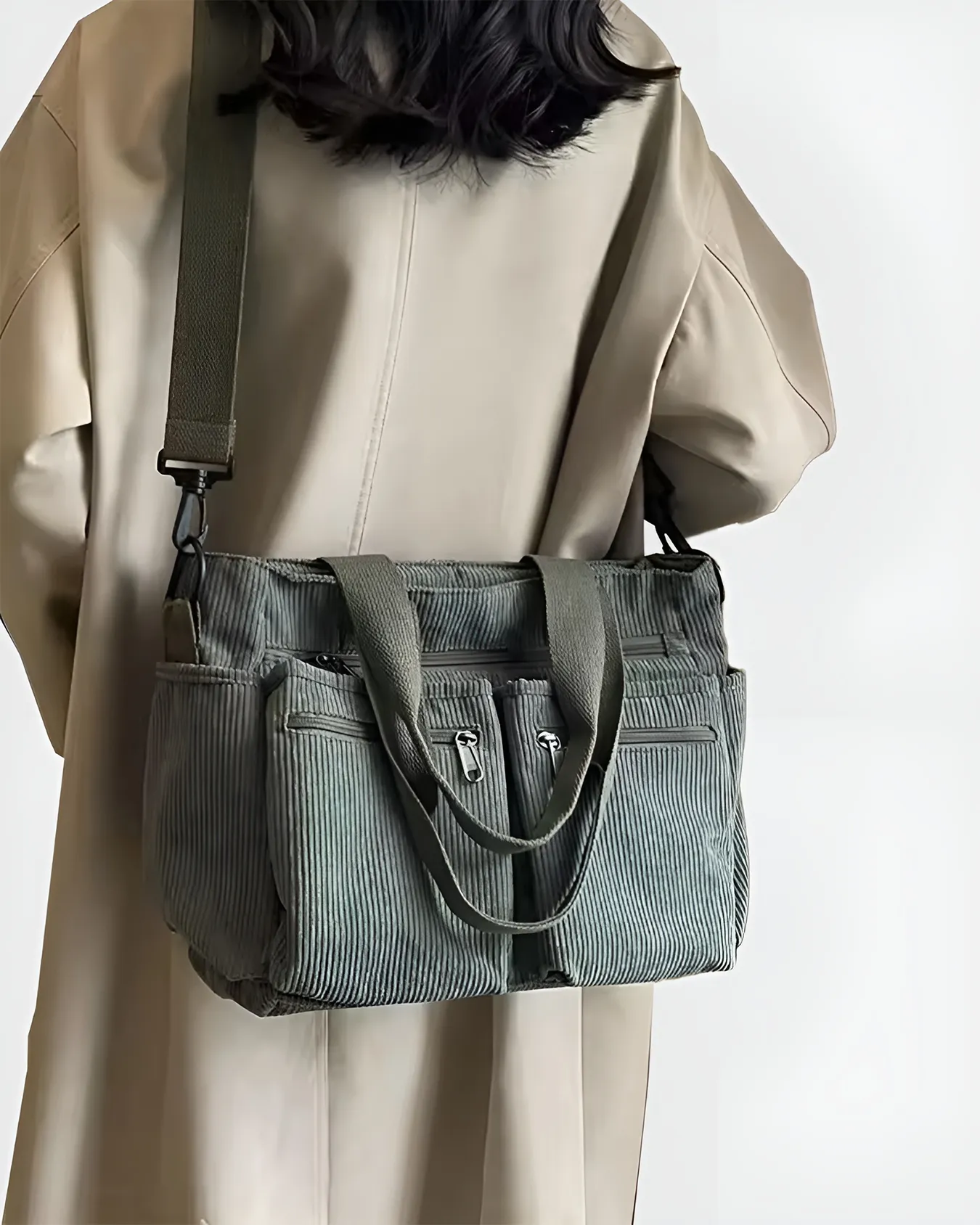 Urban Cord™ – Corduroy Tote Bag