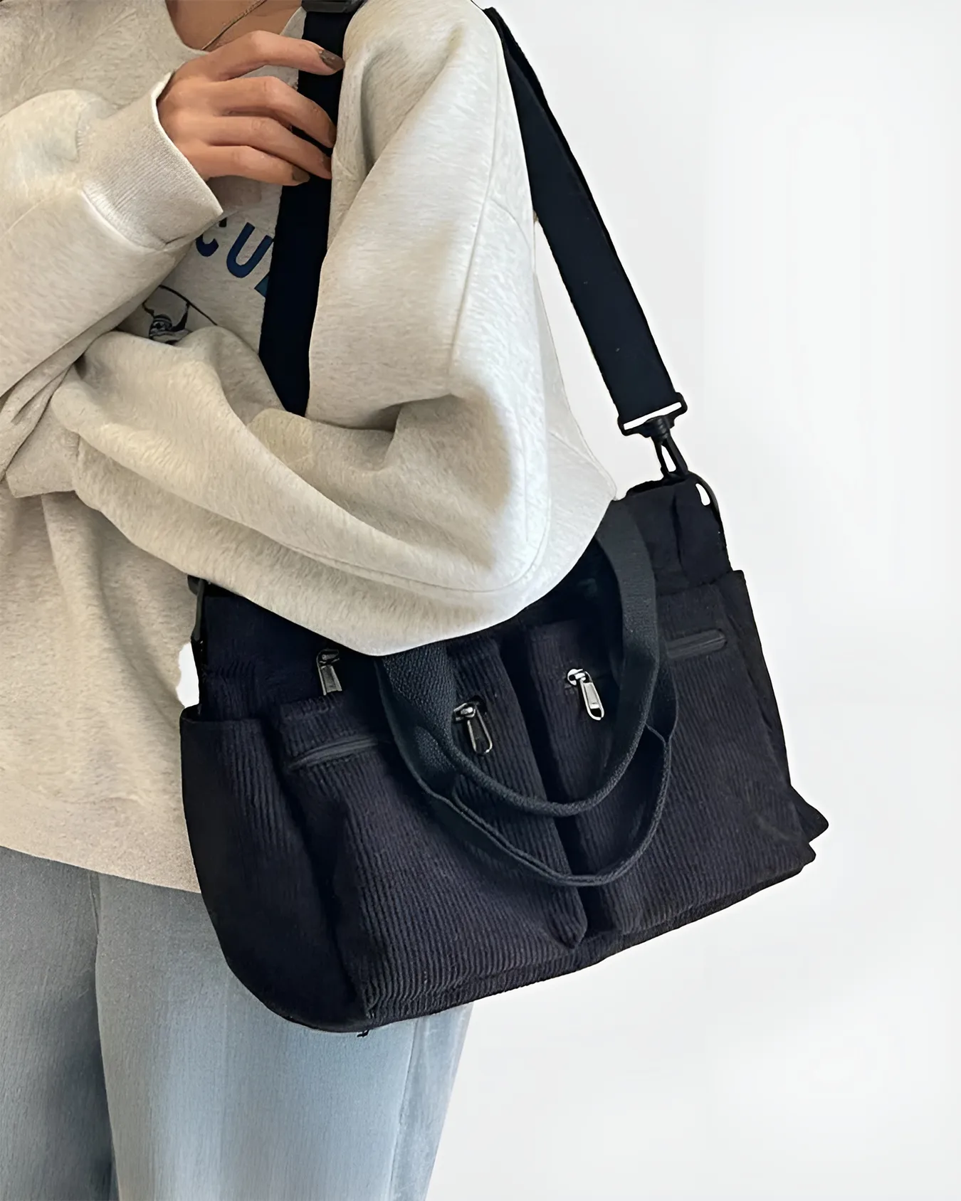 Urban Cord™ – Corduroy Tote Bag