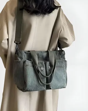 Urban Cord™ – Corduroy Tote Bag