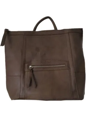 URBAN ORIGINALS Women's Brown Eternity Vegan Leather Backpack #390115 NWT