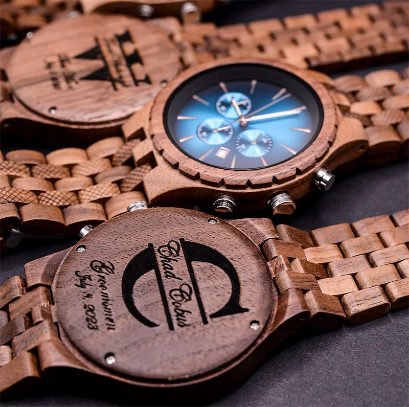 UXD Groomsmen Watches with Personalized Engraving