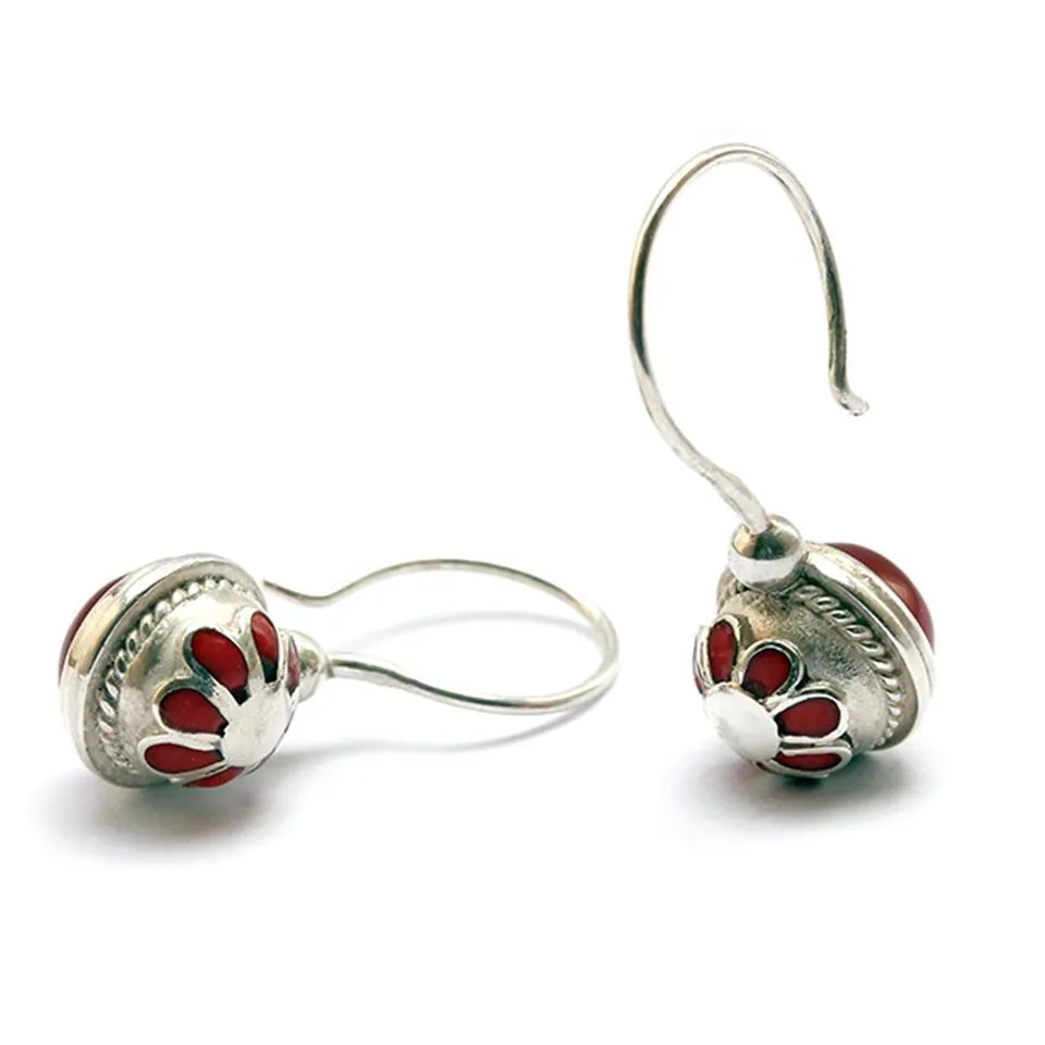 Vintage looking earrings- custom silver jewelry