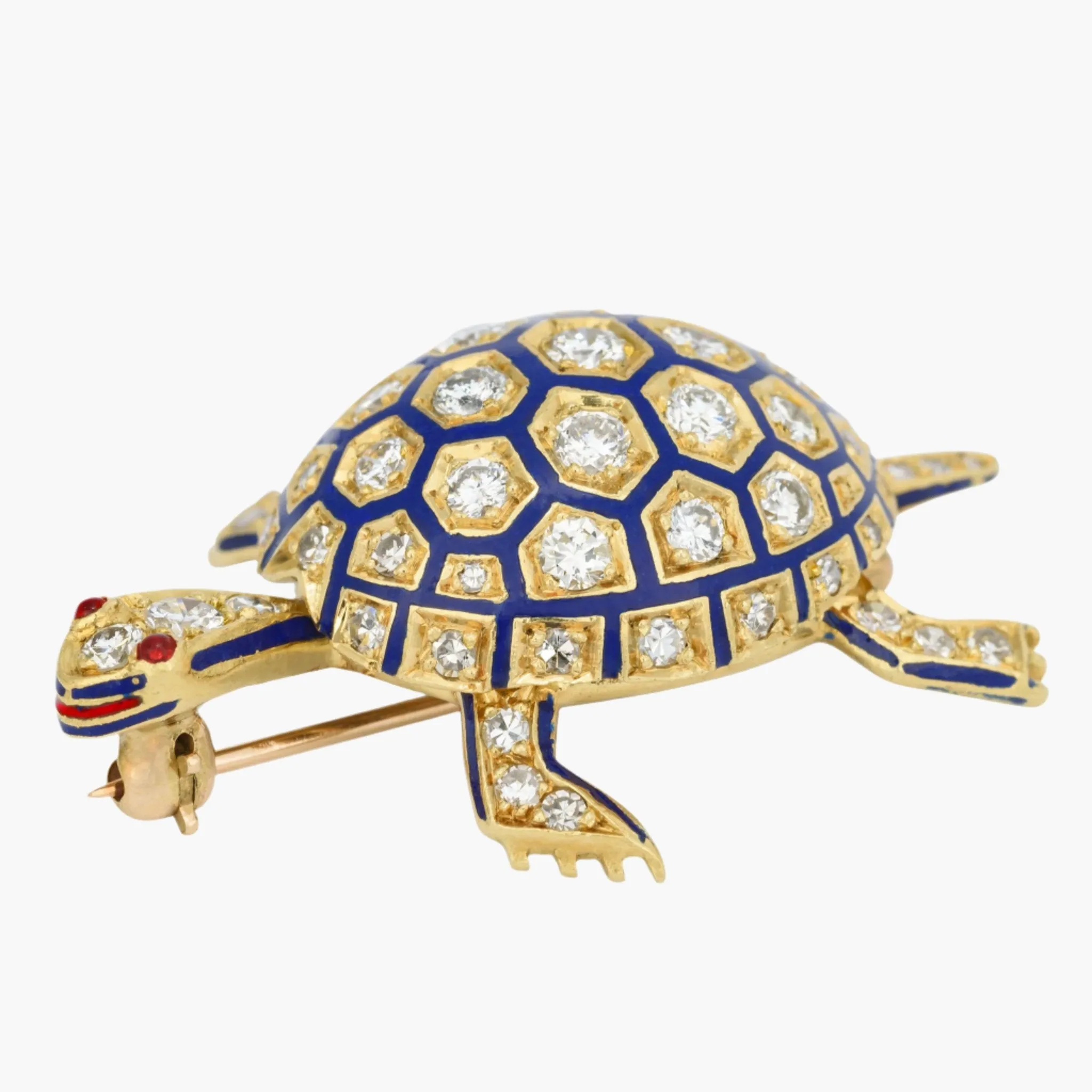 Vintage Turtle Brooch