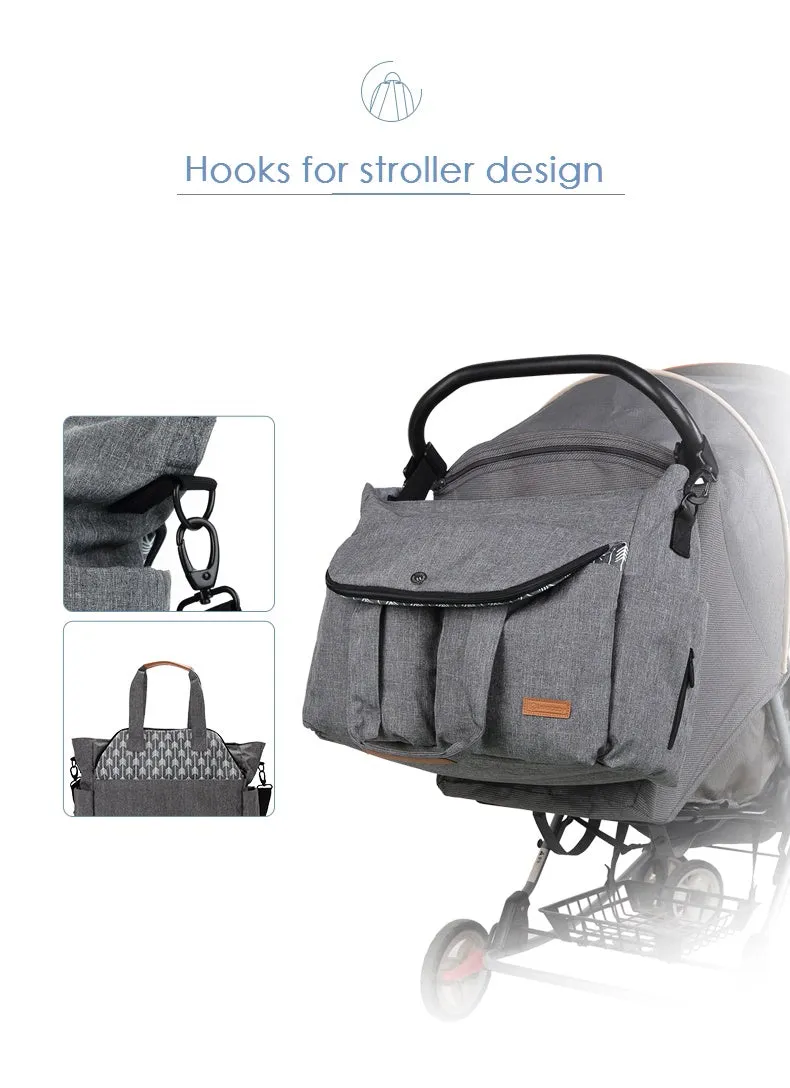 Waterproof Mom's Baby Diaper/Nappy Travel Handbag