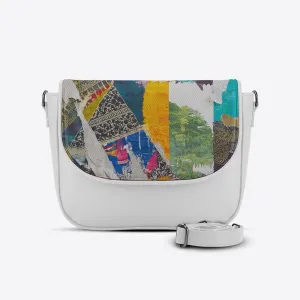 White Messenger Crossbody Remains