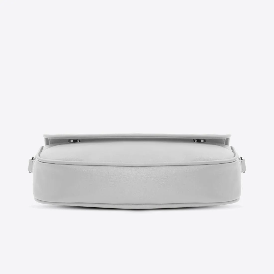 White Messenger Crossbody Scratchline