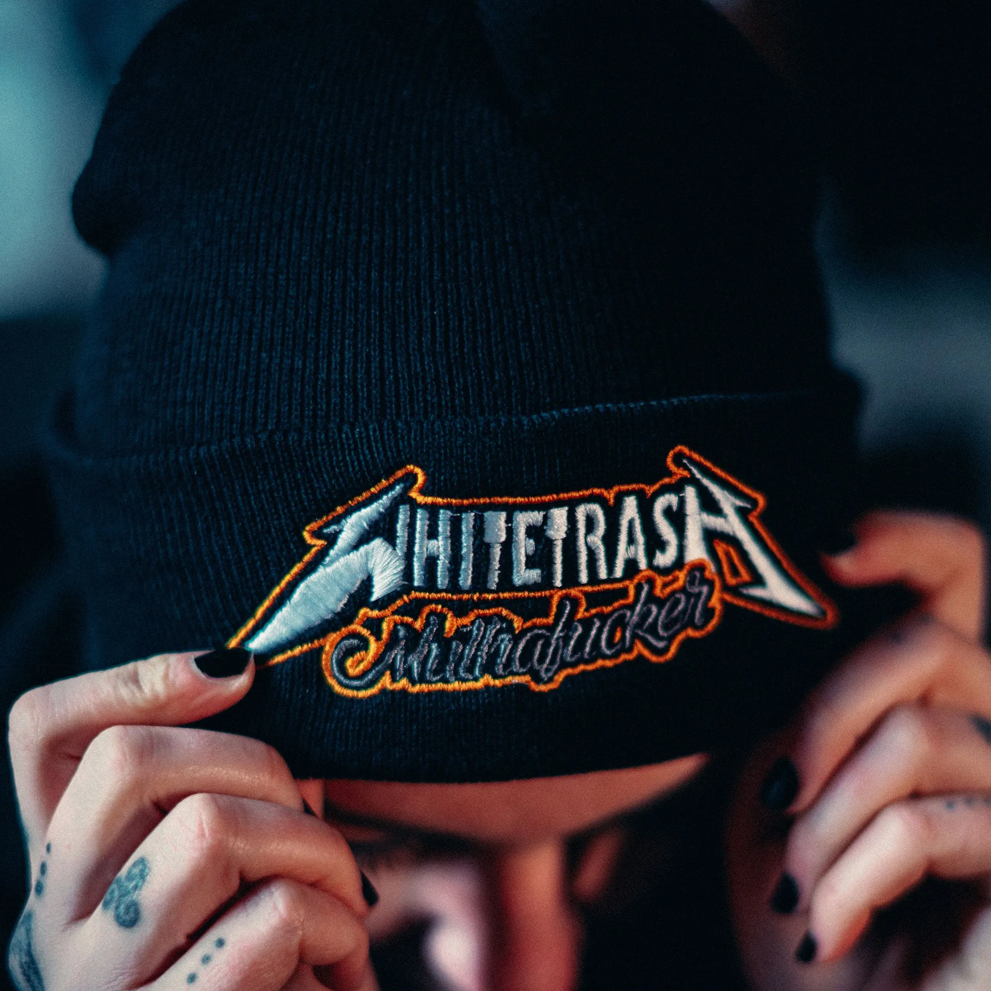 Whitetrash Metal Beanie