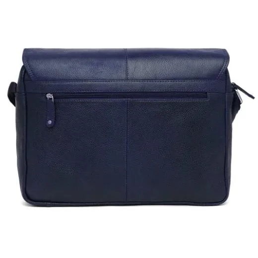 WILINGTON Leather Messenger Bag for Men