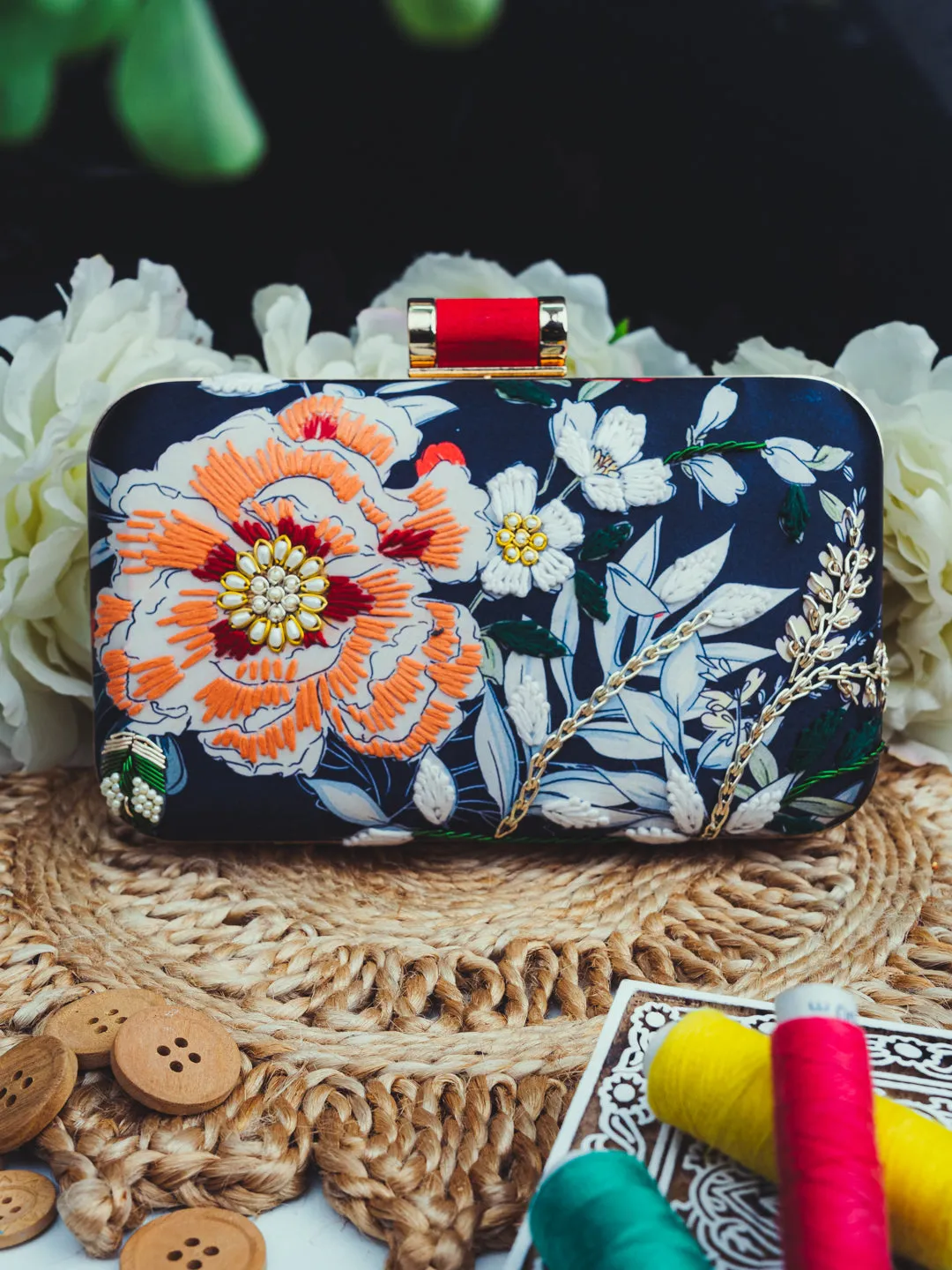 Women Black Clutches