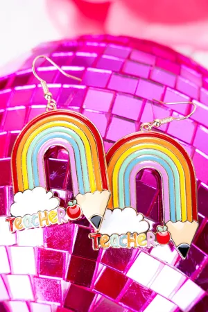 Writing Rainbow Earrings