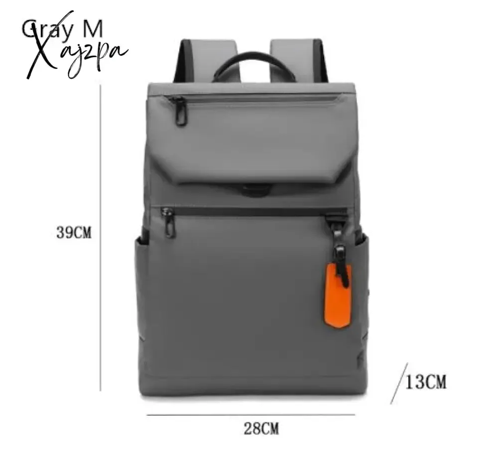 Xajzpa - High Quality Waterproof Men's Laptop Backpack Fashion Brand Designer Black Backpack for Business Urban Man Backpack USB Charging