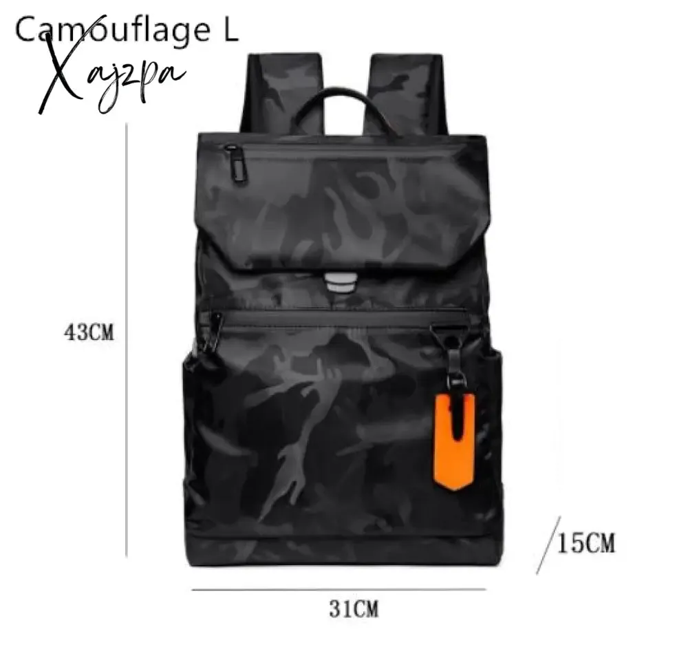 Xajzpa - High Quality Waterproof Men's Laptop Backpack Fashion Brand Designer Black Backpack for Business Urban Man Backpack USB Charging