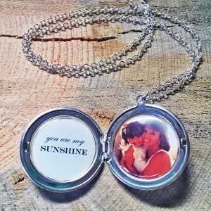 You Are My Sunshine Custom Photo Locket
