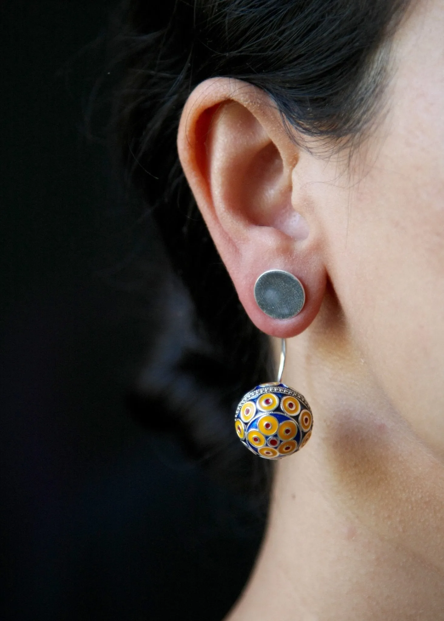 ZANE front-back (Moroccan) earrings