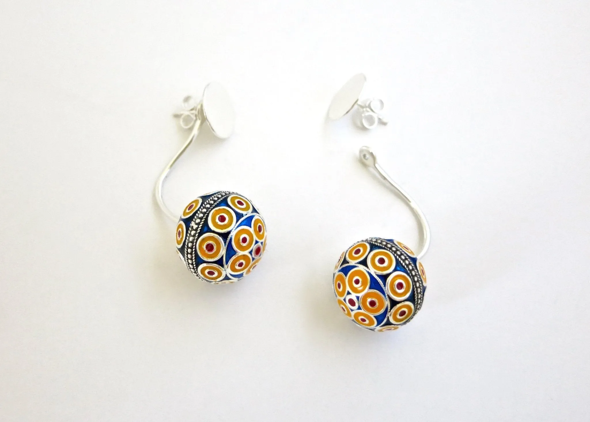 ZANE front-back (Moroccan) earrings