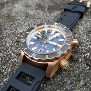 Zelos Abyss 3 3000M Bronze Meteorite (3km,&nbsp;Swiss&nbsp;Mvmt,&nbsp;LE)