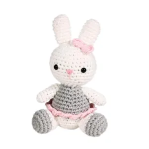Zubels Ballerina Bunny Hand Crochet Rattle